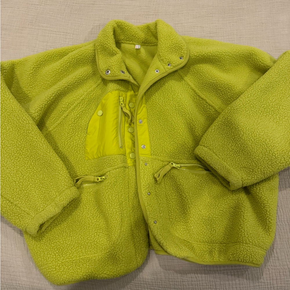 Free People Green Jacket